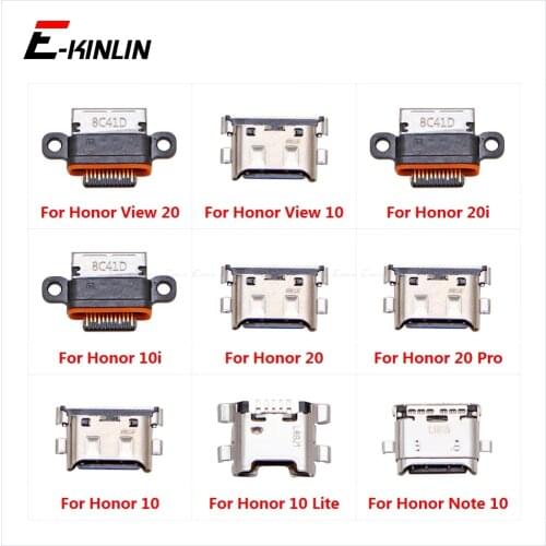 USB Jack Connector Charging Dock Plug Port For HuaWei Honor 10i 20i View 20 Note 10 Lite Pro Micoro Type-C Charge Socket