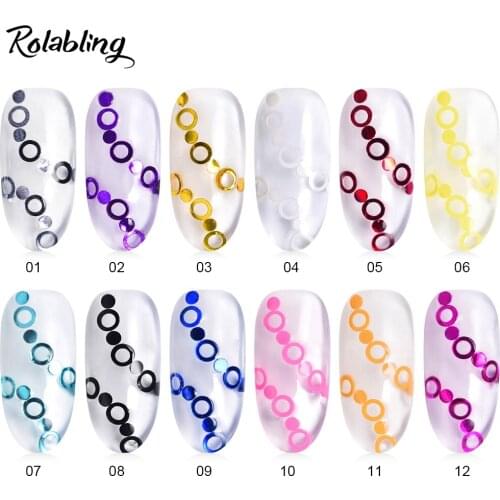 Rolabling Sequins For Nail Design