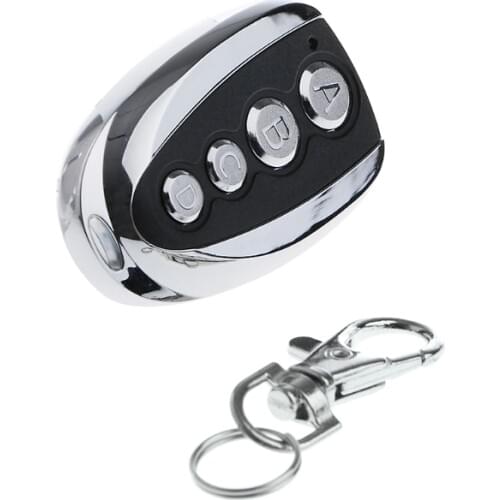 High Quality 1 Pc 433Mhz Universal Auto Car Garage Door Gate Duplicator Cloning Remote Control 4 Buttons