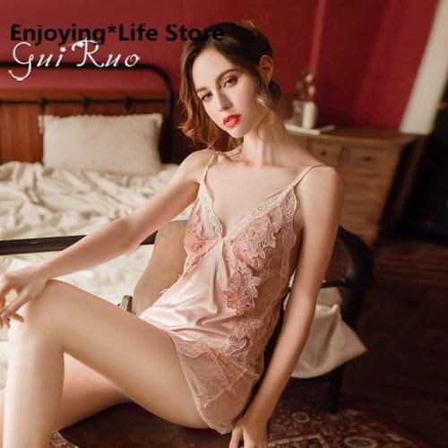 High-End Sexy Lingerie Lace Dress Temptation Underwear Strap Lace Sleepwear Sexy Intimate Wear Pajamas Sexy Underwear Costume