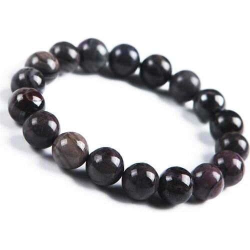 11mm Natural Genuine Sugilite Gem Stone Healing Crystal Round Bead Stretch Bracelets Female Women