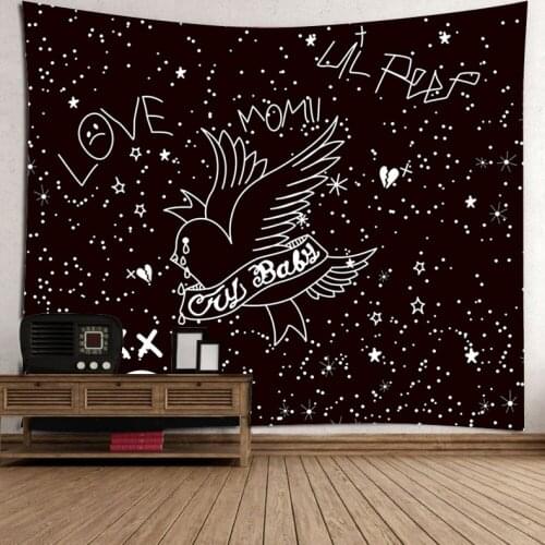 2021 Blackbird Tapestry Wand Home Decoration Modern Home Boho Beach Blanket Posters And Wall Hanging Art Home Decor 59x59inches