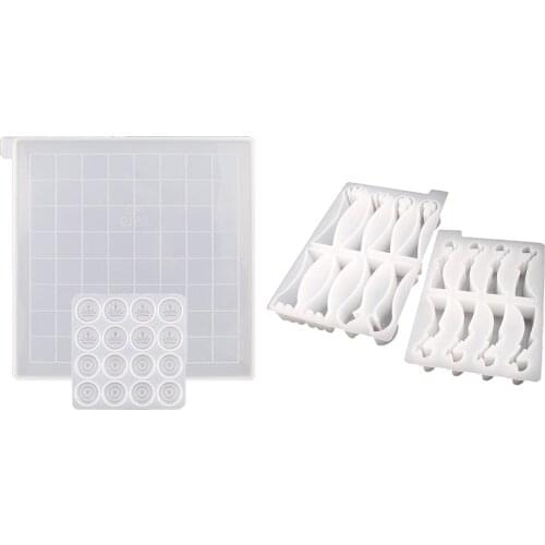 3D Epoxy Mold International Chess Silicone Mold Crystal Resin Crafts Make Mould