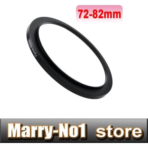 Free shipping Black Step Up Filter Ring Lens Ring 72mm to 82mm 72mm -82mm 72 -82mm