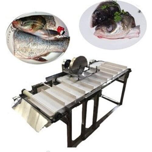 Free shipping by sea Automatic 30pcs/min fish head tail cutting fish head removing cutter fish processing machines