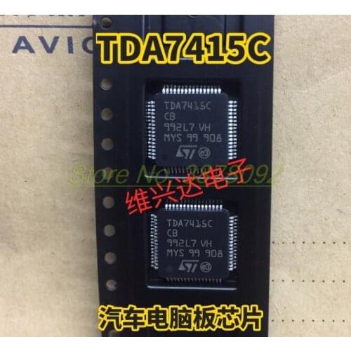 New 5pcs TDA7415CCB car radio multimedia signal processor Memory chips TDA7415CB TDA7415C TDA7415 TQFP64