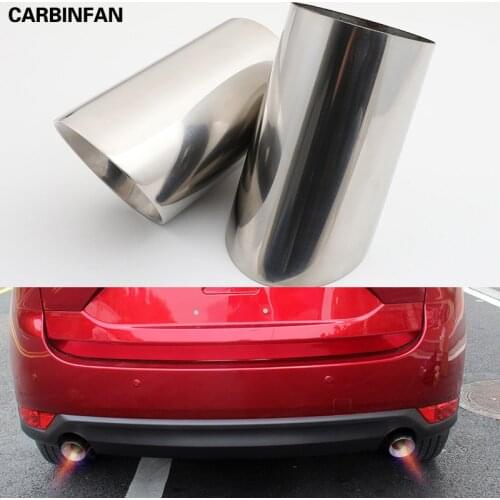 For Mazda CX30 Axela 2020 2021 CX4 2014-2020 CX5 2015-2020 Stainless Steel Muffler Double Tube Exhaust Hood Car Accessories