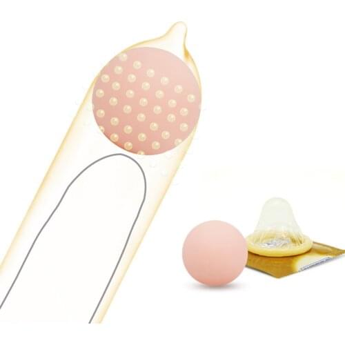 Sex Toys For Men Condom Accessory Penis Extender Silicone Ball Cock Ring Delay Ejaculation Penis Massage Glans Sex Product