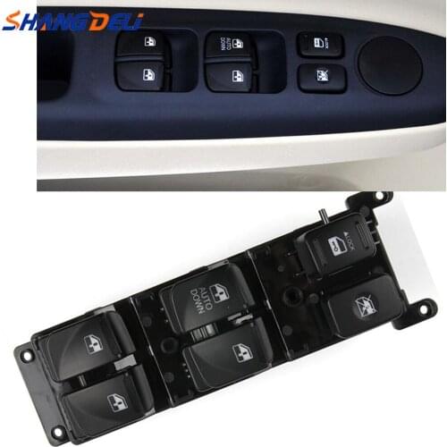 Front Left Door Power Window Control Switch Button for Hyundai Accent 2006 2007 2008-2011