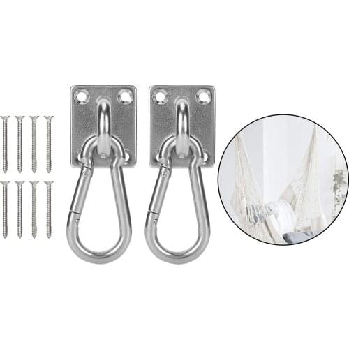 Stainless Steel Sturdy Ceiling Anchor Wall Mount ing Hook er Screws