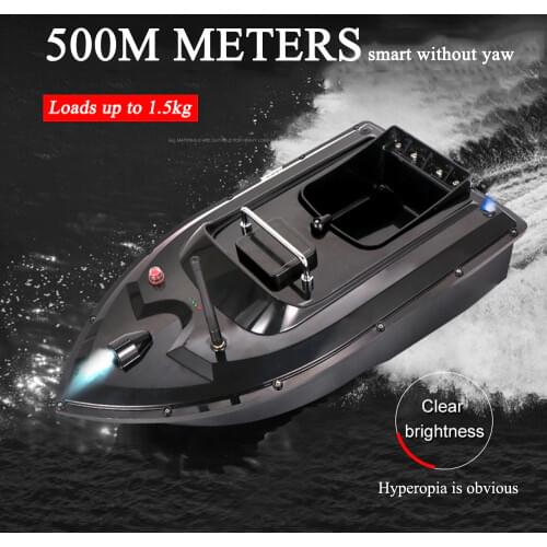 High Power Dual Motor Fishing Bait Boat RC Fish Lure Ship 500m Wireless Bait Casting Yacht Fish Finder Boat 1.5 KG Lure Load