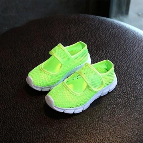 MHYONS Candy Color Kids Shoes Summer Breathable Mesh Children Shoes Single Net Cloth Sports Sneakers Boys Shoes Girls Shoes A301