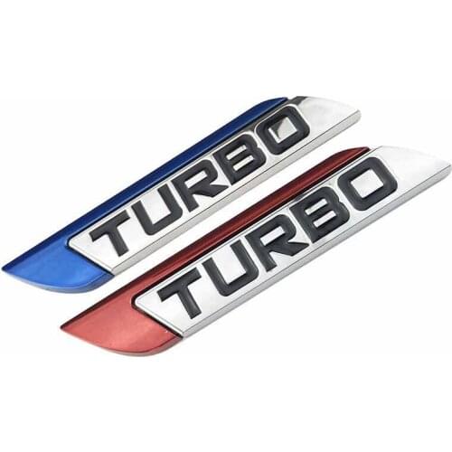 Car Emblem Sticker TURBO METAL GRILL Rear Trunk Car Badge for Ford focus 2 skoda Peugeot lada Renault Car Stickers Voiture