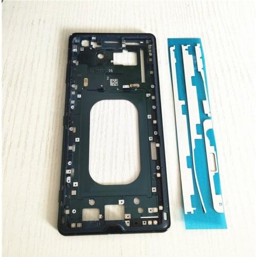 New Middle Frame Bezel Plate For Sony Xperia XZ3 H9436 H9493 H8416 H9496 Metal Housing With Side Keys