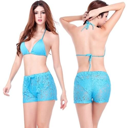 New hollow-out Crochet sexy ladies hot pants, beach breathable hot pants DP002