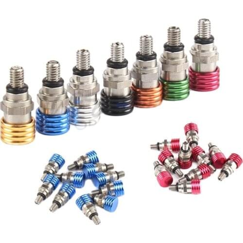 New Fork Air Bleeder Relief Valve M5 0.8MM Screw Motorcycle For CR CRF YZ YZF WRF KX KXF RMZ 85 125 250 450 Free Shipping
