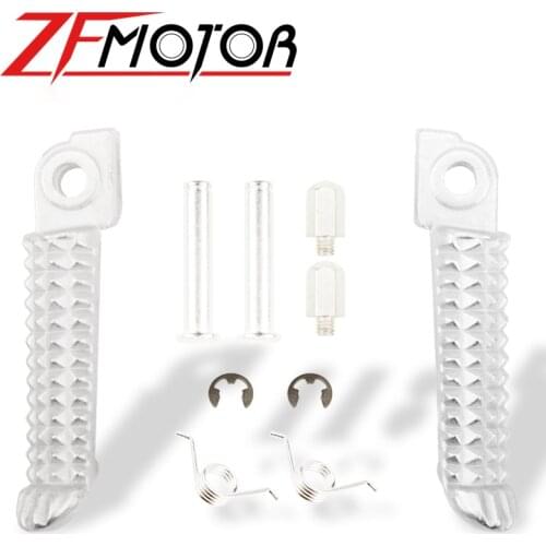 Motorcycle Front Footpeg Anti-Slip Foot Rest Pegs Aluminum for Yamaha YZF R1 R1M R6 MT-01 MT-03 FZ-03 MT-07 MT-09 YZF600 YZF1000
