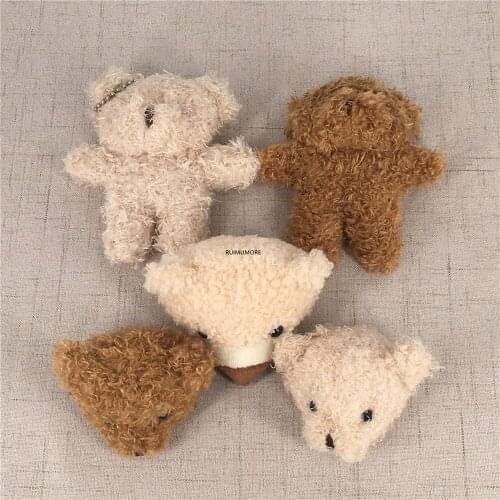 3Sizes , 5CM-8CM Plush Bear , Animal Bear Stuffed Plush Doll Toy , Accessories Decor Plush Dolls , Wedding Gfits