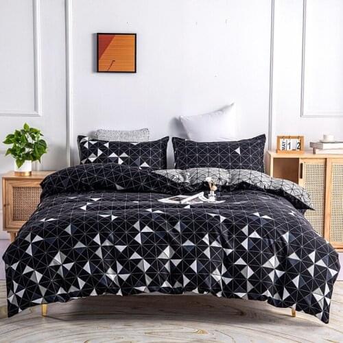 Nordic luxury bedding sets 100% Polyester Fashion queen size duvet cover set 2/3pcs bohemian decor Home textiles full size