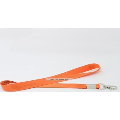 Orange Lanyard Custom Mobile Phone Polyester British Style Long Strap Neck Lanyards/keys ID Card lanyards With Your Own Logo