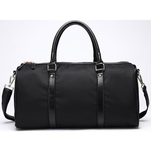 KUNDUI High capacity suitcase Bags man handbag travel shoulder Messenger leisure bag men drum waterproof nylon handbags valiz