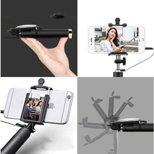 Extendable Monopod Handheld Selfie Stick mirror New Mini Extendable Handheld Mirror Selfportrait Stick For Cell Phone