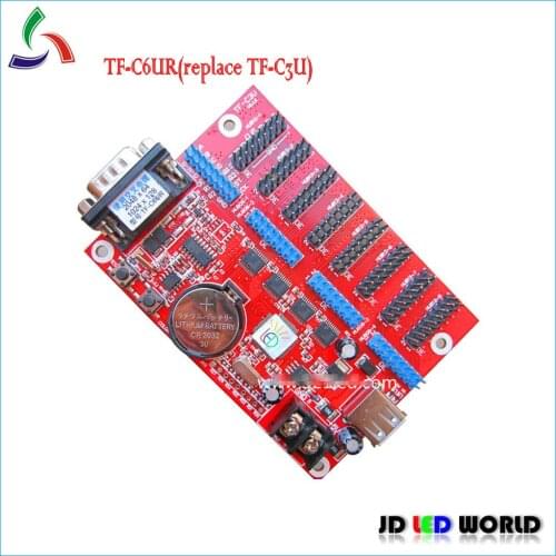TF-C6UR(TF-C3U) led moving sign led scroling sign indoor and outdoor led display modules controller card