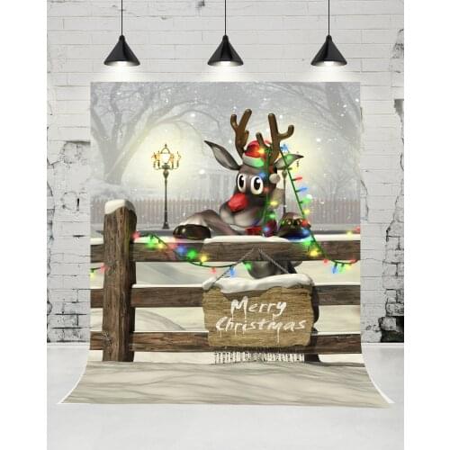 VinylBDS Christmas Froen Snow Photo Background Winter Photo Backdrops Photo for Children Backdrops Studio