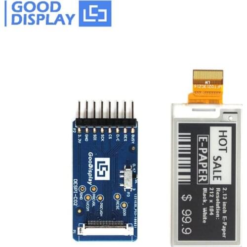 High Qualigy 2.13 Inch 250x122 EPD Screen With Electronic Paper Display HAT