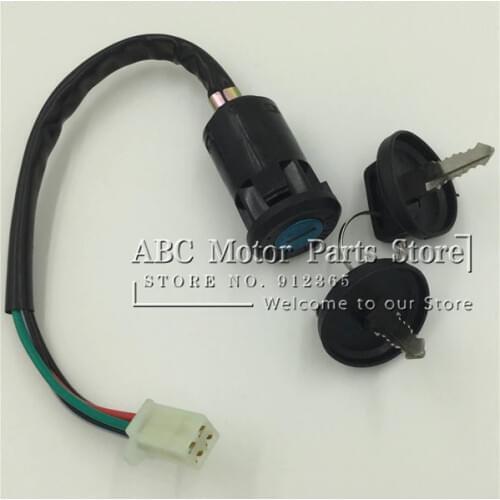 ATV Ignition Switch dust-proof cover ATV spare parts 4 wire Switch