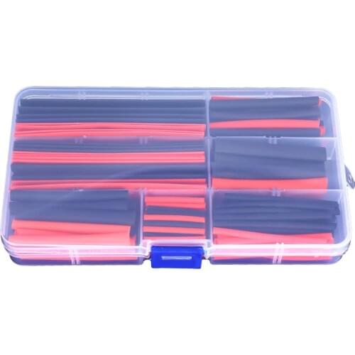 Thermoretractile tube PVC 2:1 Insulation Shrink wrapping ,Heat shrink tubing Red/Black Sleeving Wire Cable Thermoresistant tube