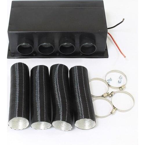 24V 4 Ports Car Heater Fast Heating Energy-saving Defroster Mist Eliminator For Auto Trucks Buses Campers Caravans Dropshipping