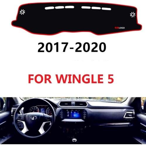 Anti-UV Dashboard Cover Dashmat Mat Pad Car Styling Sun Visor Shade Carpet For Great Wall Wingle 5 2017 2018 2019 2020