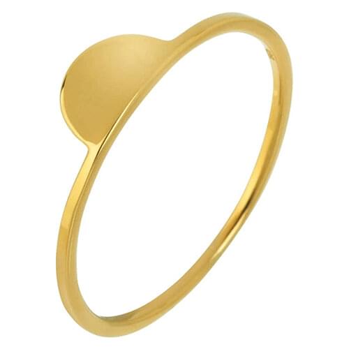 CANNER Pure Silver Ins Geometry Ring S925 Sterling Silver Anillos Gold Rings For Women Luxury Fine Jewelry Wedding Rings Bijoux