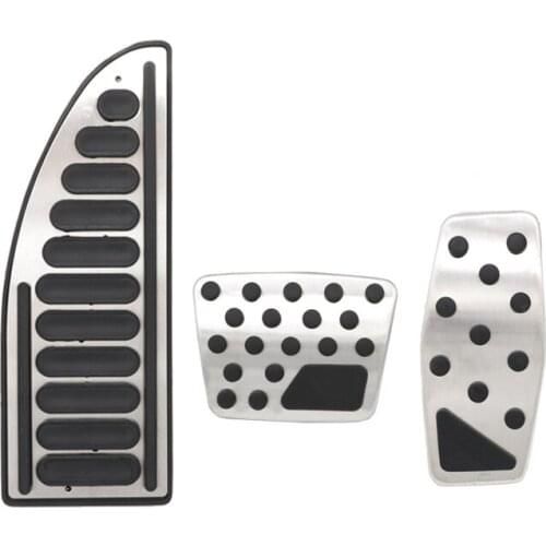 Auto Car Rest Brake Accelerator Gas Fuel Clutch Pedal Cover Pad For Jeep Renegade 2014-2021 Compass 2017 2018 2019 2020 2021 AT