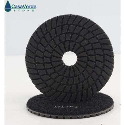 Free shipping DC-BSW02 wet black buff polishing pad 4 inch 100mm for polishing granite and marble