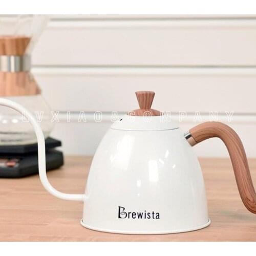 Brewista Coffee Drip Kettles Stovetop Gooseneck Kettle Stainless Steel Coffee Pots Easy Grip Handle 700ml