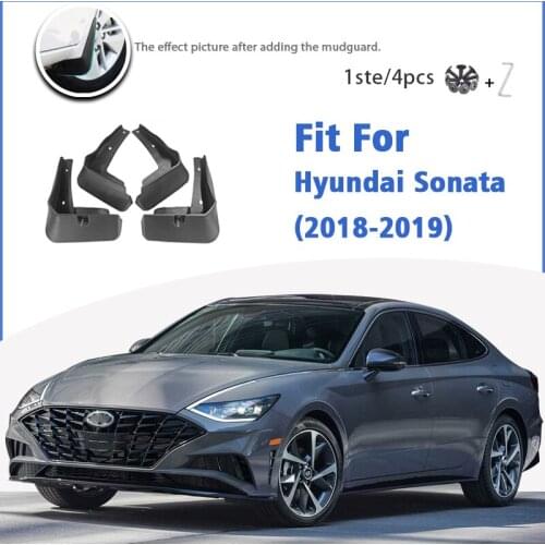 Mudflaps For Hyundai Sonata 2018-2019 Front Rear Mudguards car Accessories Auto styline Mud Flap Fender Splash Guards