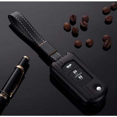 Remote Car Key Case Cover Bag For Mazda 2 3 5 6 RX8 MX5 Flip Remote Key Bag Case Car styling Keychain