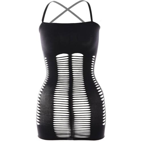 Lingerie Erotic Sling Princess Bag Hip Net Skirt Slutty Clothes Women See Through Fishnet Bodysuit Sexy Dress for Sex Sleepwear