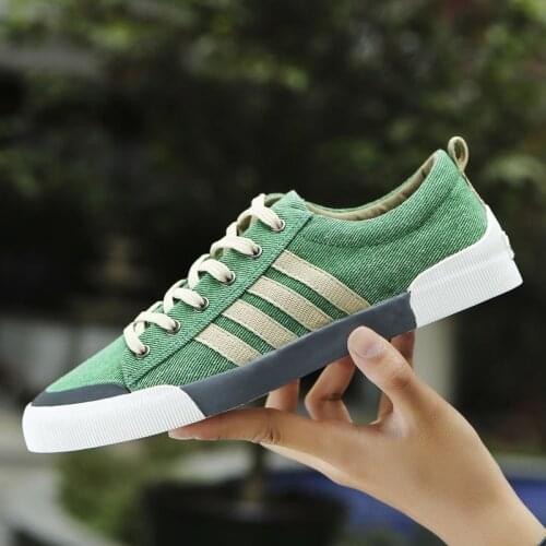Men Canvas Shoes Fashion Solid Color Men Vulcanized Shoes Lace-up Casual Shoes Men Sneakers Tenis Masculino Zapatillas Hombre