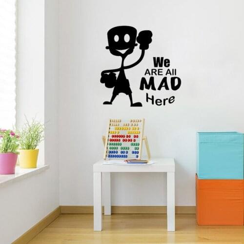 Creative Conversation Wall Sticker Childrens room Art Applique Living room bedroom Home Decoration Vinyl DIY Wallpaper JG1741