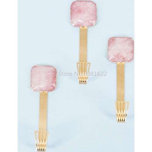 Nordic Light Luxury Brass Coat Hook Modern Minimalist Home Bathroom Kitchen Towel Viscose Nail-free Hook Modern Home Decorations