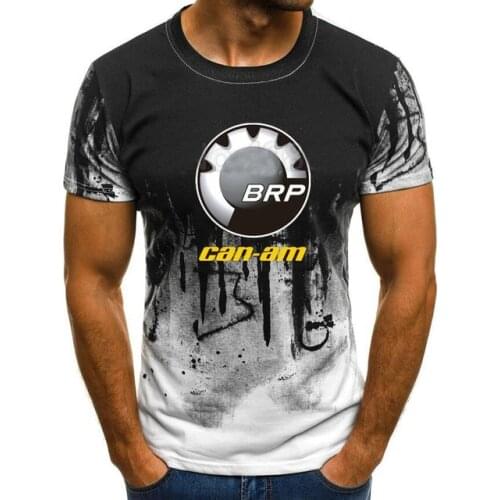 2020 High quality Mens Brand Clothing NEW Can-Am T-shirt summer short-sleeved shirt CAN-AM BRP cool T-Shirt