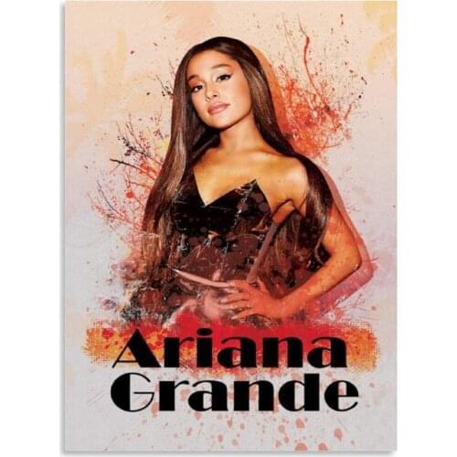 Ariana Grande DIY 11CT Embroidery Cross Stitch Kits Needlework Craft Set Printed Canvas Cotton Thread Home Decoration Design