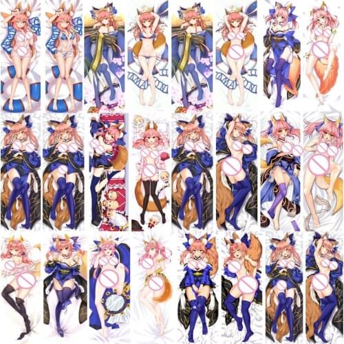 November update Japanese Anime Fate/EXTRA FGO Tamamo no Mae Dakimakura Body Pillow Cover Case Dakimakura Decorative Pillowcase