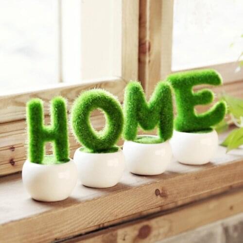 New 2 Style Fashion Artificial Fresh Moss Balls Green Plant Lovely Home Party Decoration Moss Ornament DIY Artificial Grass Ball