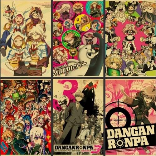 Anime Game Poster Retro Painting Mural Poster Modern Art Poster Childrens Room/Bar Decoration Canvas Painting