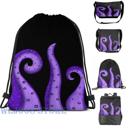Funny graphic print shoulder Bags women Ursula the Galaxy Sea Witch Single shoulder backpack travel for men Gym Bag