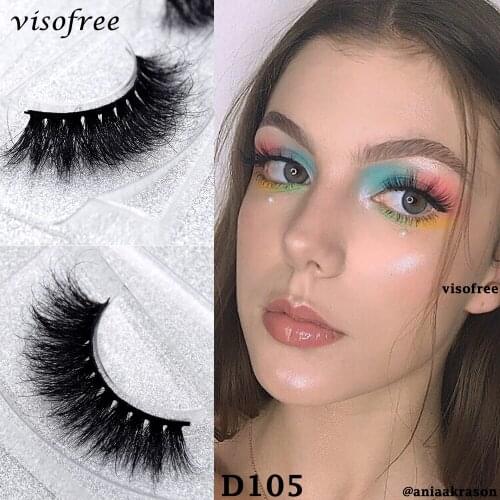 Visofree 3D Mink Lashes False Eyelashes Natural Thick Long Eye Lashes Wispy Makeup Beauty Extension Tools Mink Eyelashes